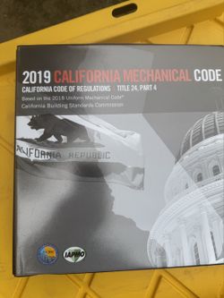 2019 California Mechanical Code