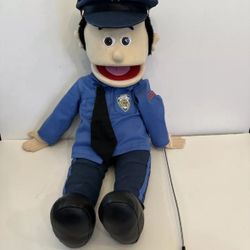 Silly Puppets 16” Police Department City Of America Male Officer Hand Puppet