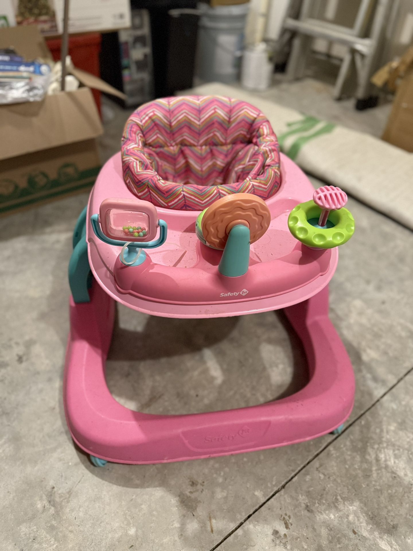 Pink Safety First Walker
