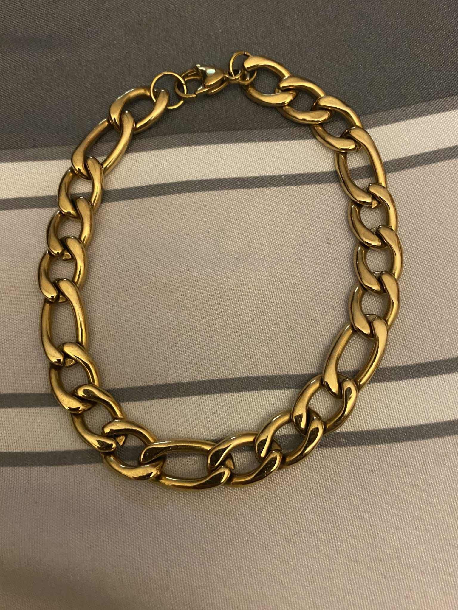 Gold Plated Figaro Bracelet