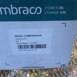 FACTORY PACKAGED** GE REFRIGERATOR COMPRESSOR **WR87X23410***