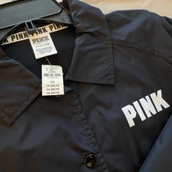 Pink Windbreaker Jacket 