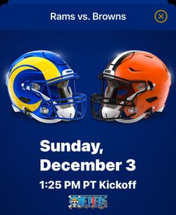RAMS VS BROWNS 