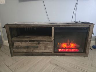 TV standard electric fireplace