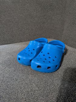 Size 2 kids Blue Crocs