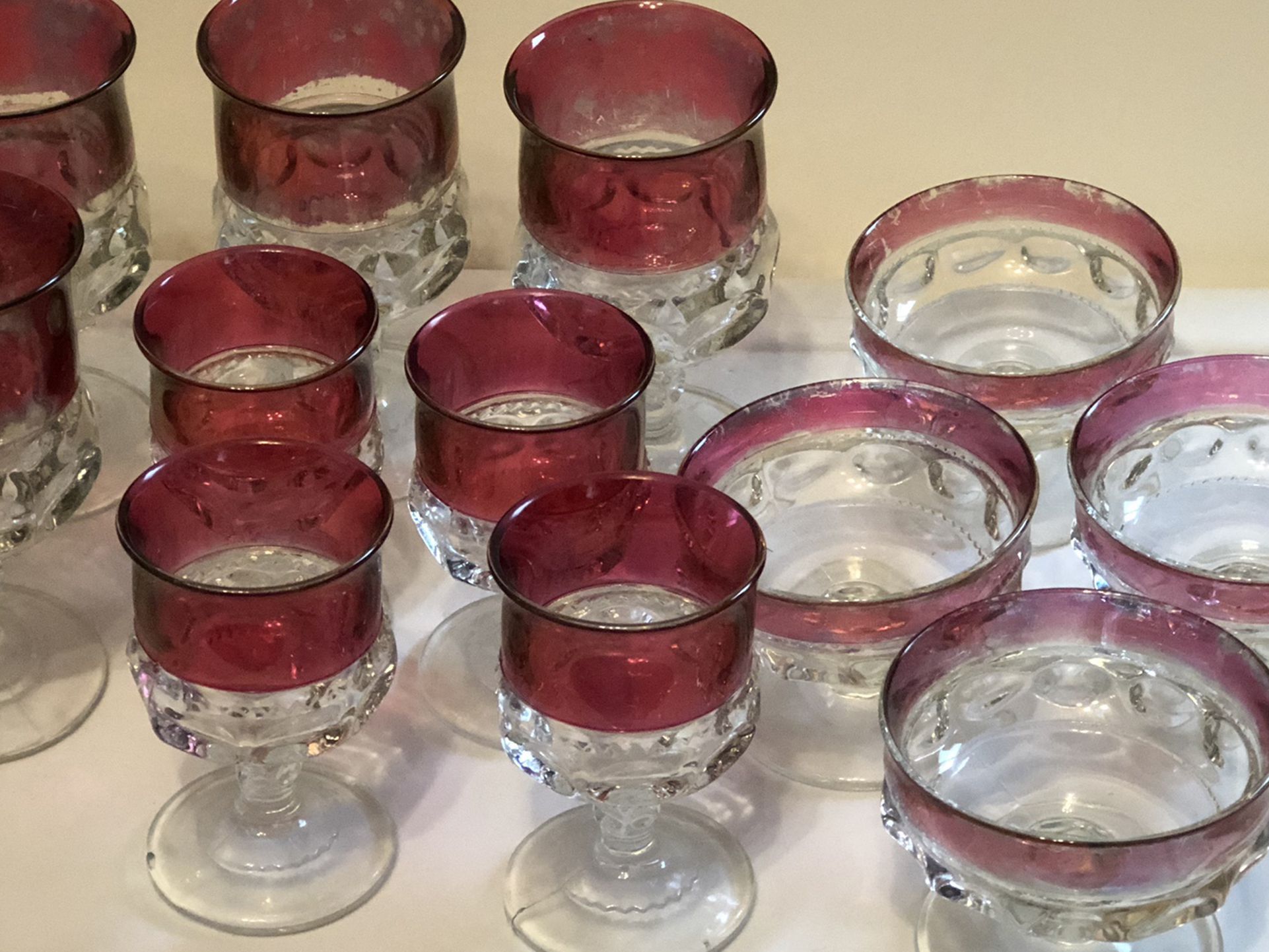 Vintage Glassware Kings Crown