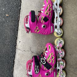 Good Condition  adjustable children’s inline skates 
