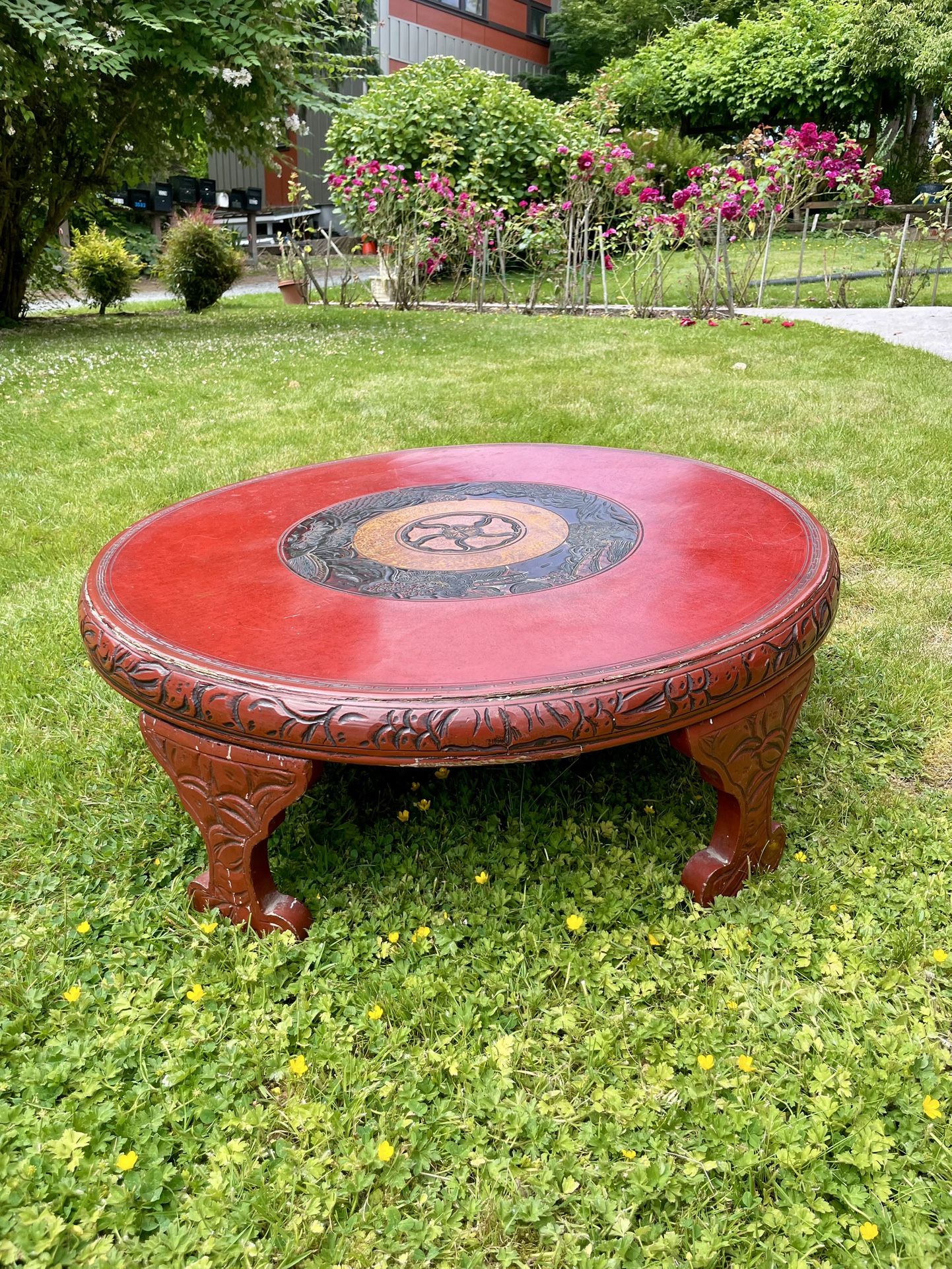 Antique Japanese Low Tea Table