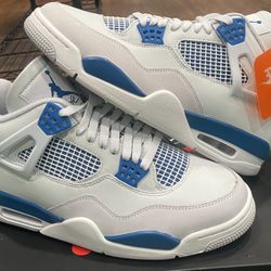 Jordan 4 Military Blue 2024 Size 7.5, 8, 8.5, 9, 9.5, 10, 10.5, 11, 11.5, 12, 13, 14, 4Y, 4.5Y, 5Y, 5.5Y, 6Y, 6.5Y, 7Y Deadstock/Brand New + Receipt!