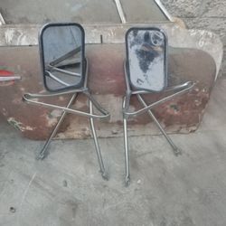 Extended Tow Mirrors - Stainless Steel Frames & Good Glass