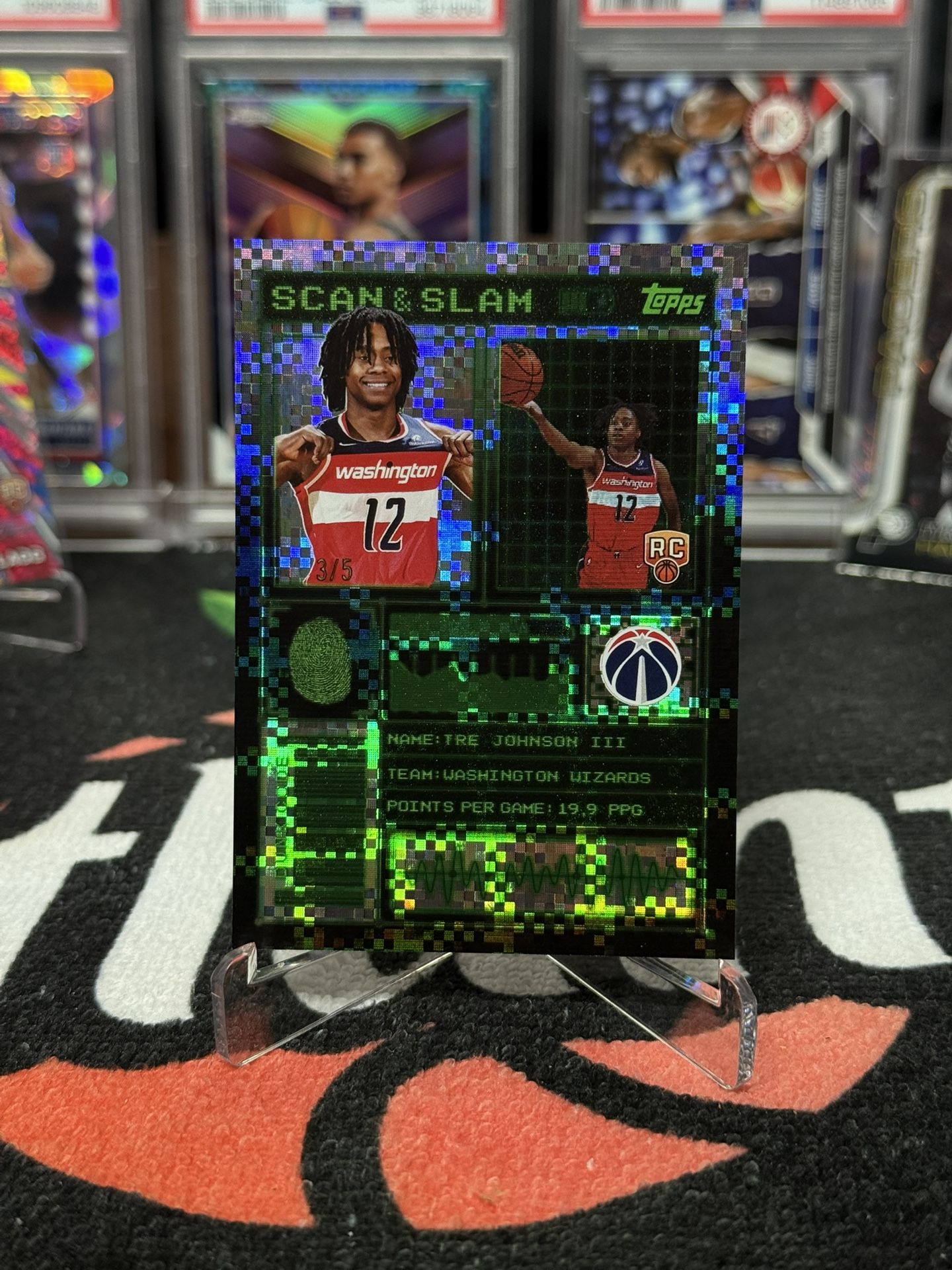 Topps Tre Johnson III Scan and Slam Cyber Circuit /5 #SS-31 RC Black Friday 