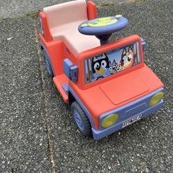 Bluey Ride On Power Car