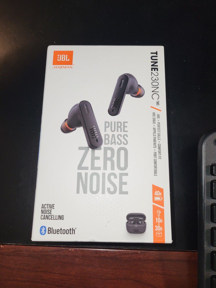 JBL - Tune 230NC True Wireless Noise Cancelling In-Ear Earbuds – Black