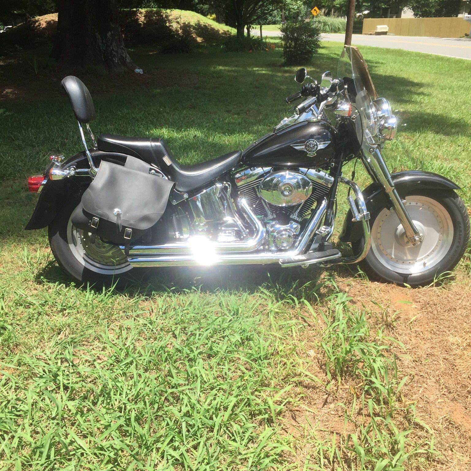 2003 fat boy Harley selling because of health