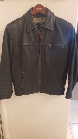 Tannery West Leather Biker / Flight Jacket - Men's Small
