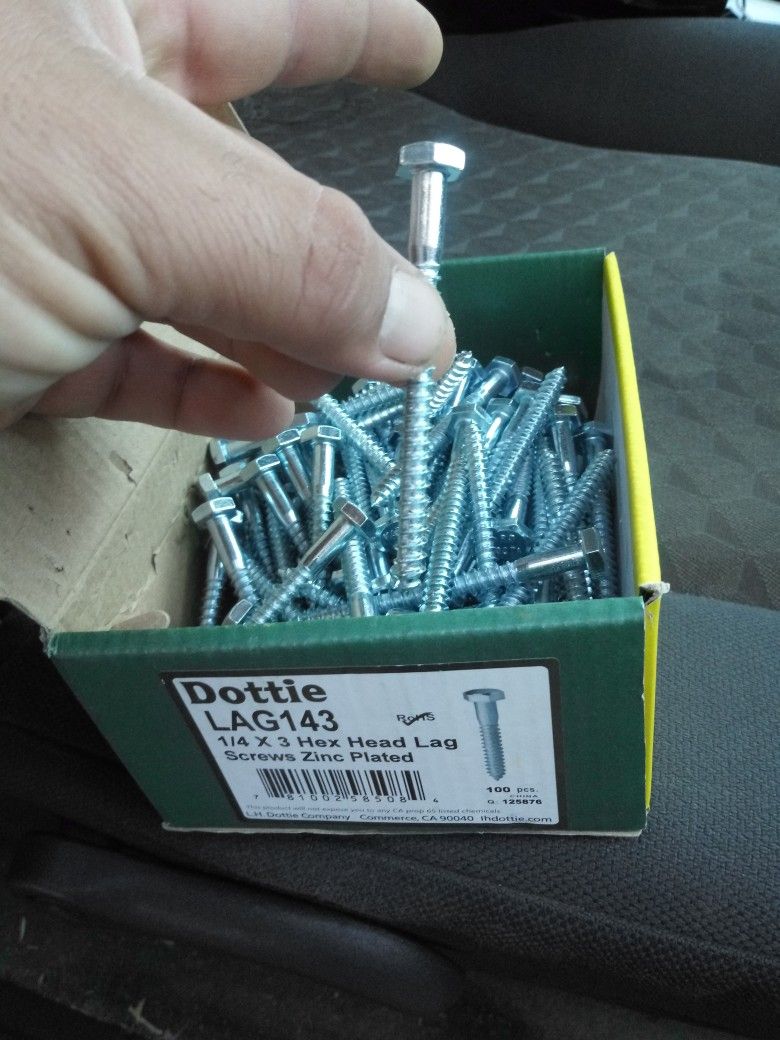 Lag Screws 3" Long