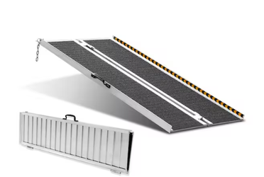 Non-Slip Aluminum Folding Threshold Ramps 800 lbs.