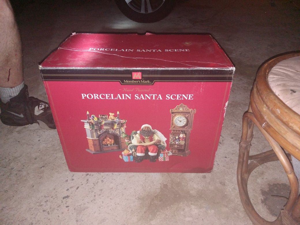 3 Piece Santa Scene