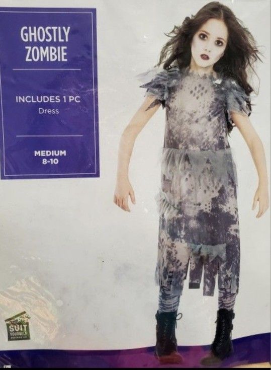 Ghostly  Zombie girl size 8/10