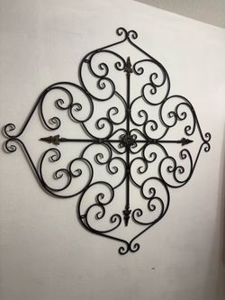 Metal wall decor