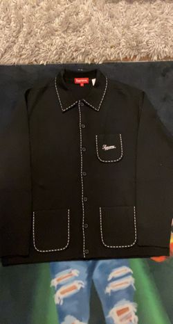 Brand New Supreme Contrast Stitch Button Up Size XL for Sale in