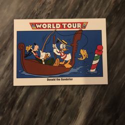World Tour Card Donald The Gondolier 