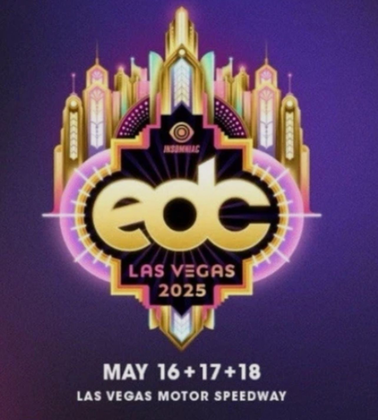 EDC Las Vegas 2- 3 Day GA PLUS