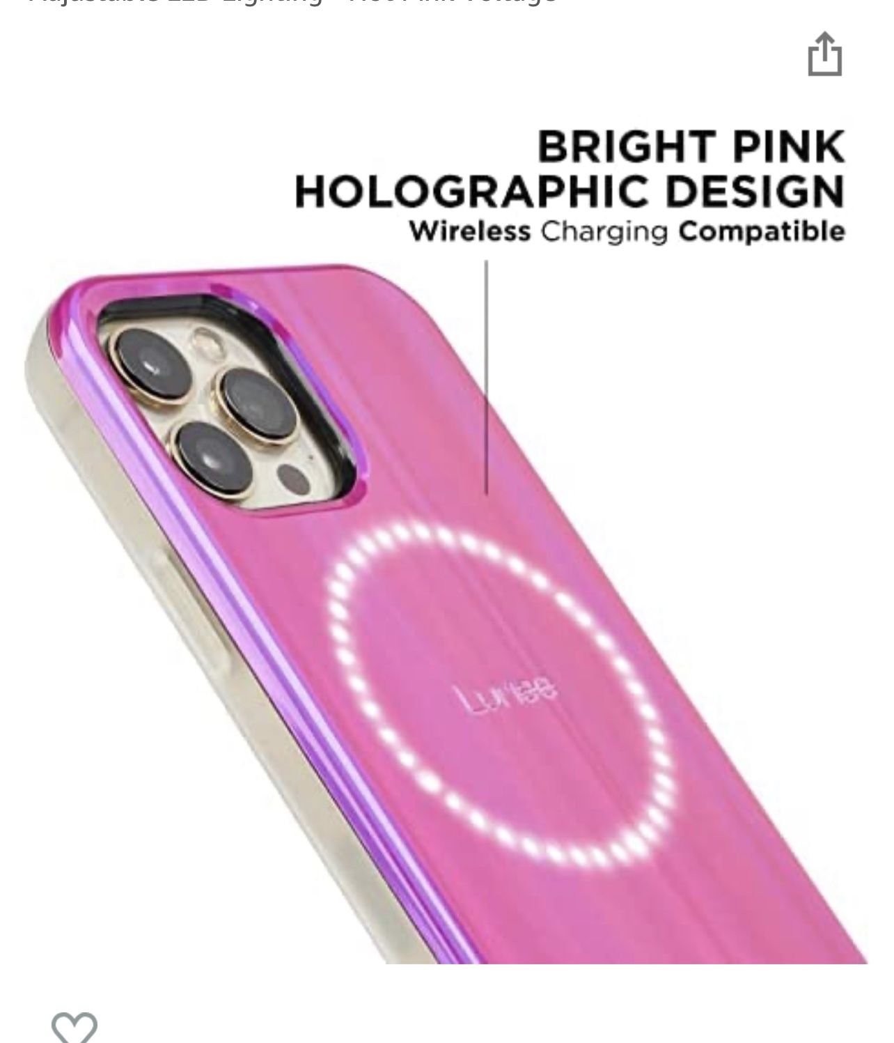 LuMee - Halo - Lighted Selfie Case