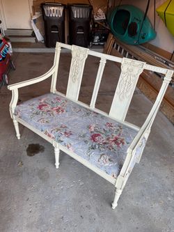 Vintage French-Style Settee