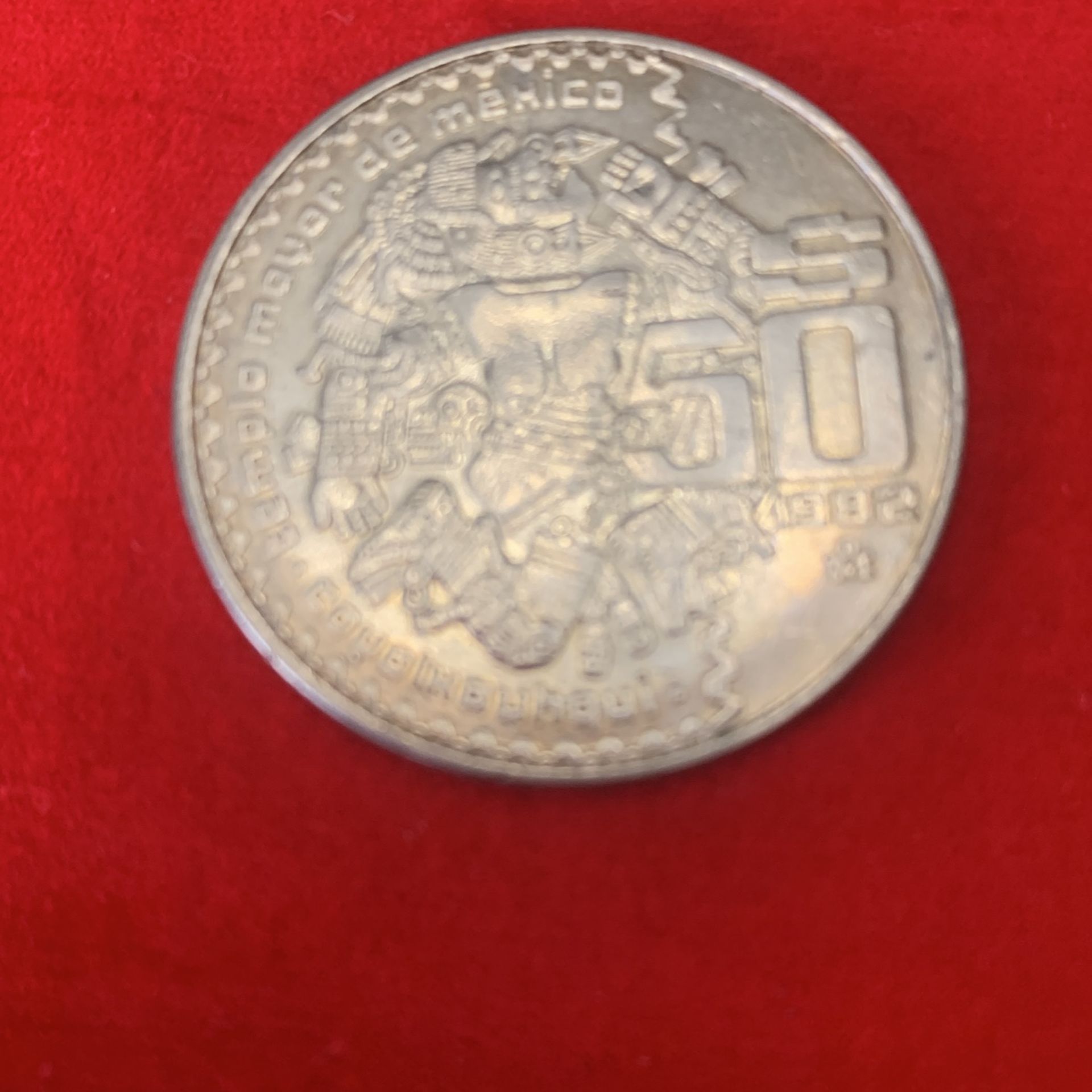 50 Pesos Mexican Beautiful Coin