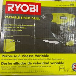 Ryobi Variable Speed Drill 