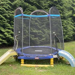 Little Tikes Trampoline With Steps And Slide
