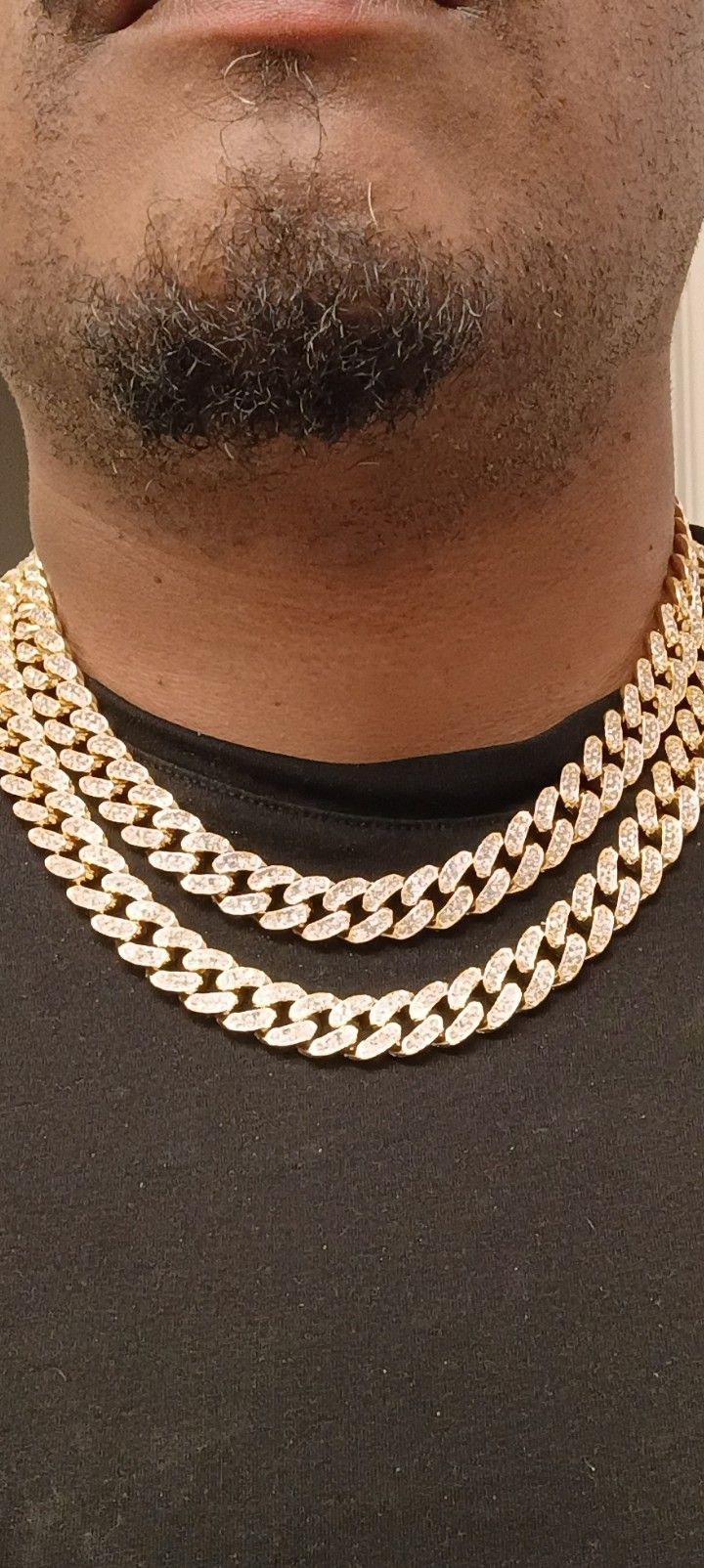 INSPIRED 14mm VVS ICED OUT WHITE GOLD CUBAN CHAIN