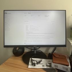PC With Monitor Keyboard And Mouse