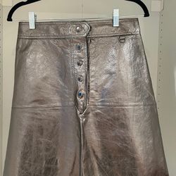 Silver / Metallic Zara Skirt 
