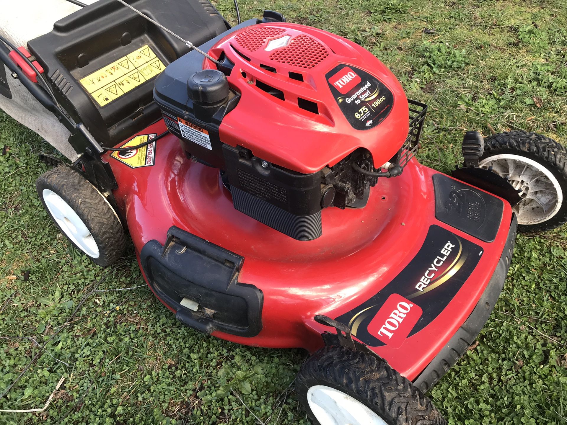 Toro Recycler (22") 190cc Personal Pace Lawn Mower w/ Blade Override