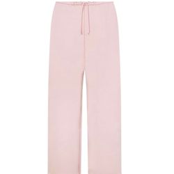 NEW SKIMS LARGE Cotton Fleece Classic Straight Leg Pant 