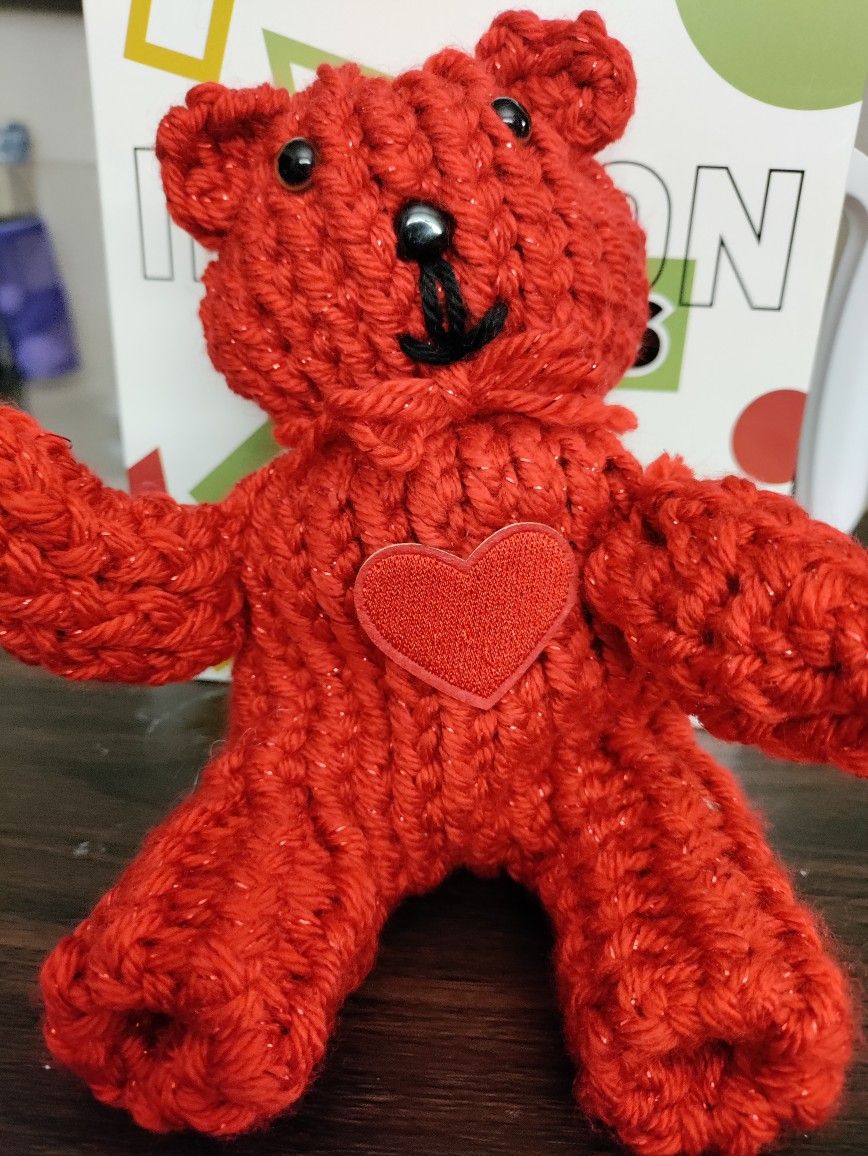 Valentine's Day Teddy Bear-Small
