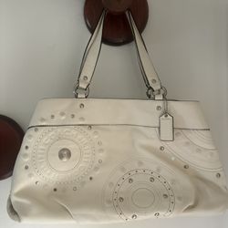 Coach Leather Studded Applique 