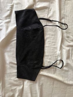 Black Sparkly Crop Top