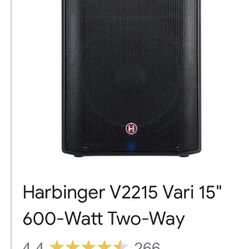 Harbinger VARI V2215 Loud Speaker 