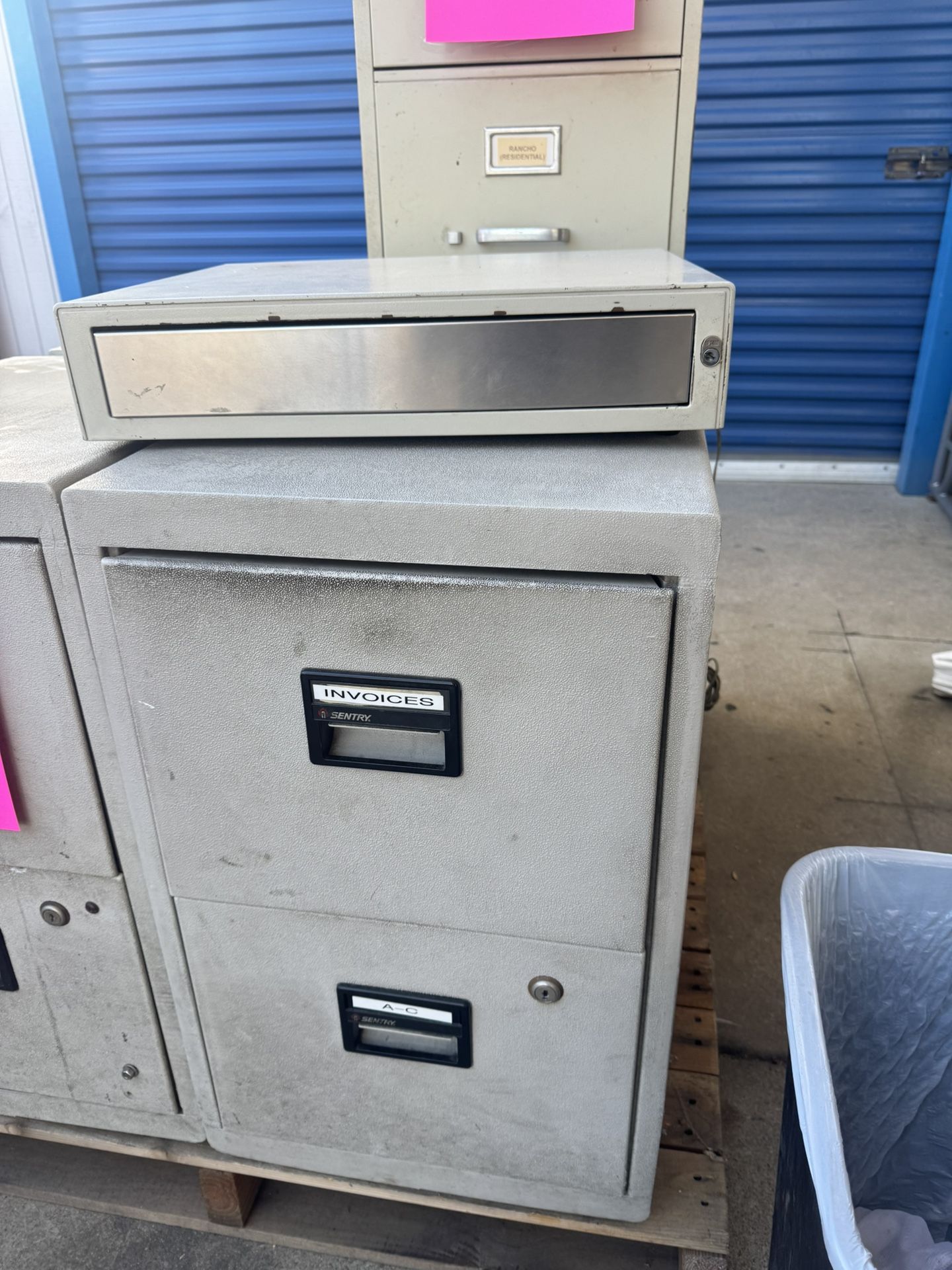 Fire Proof Filing Cabinets (3 Available)