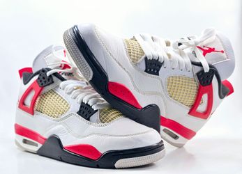 Size 8.5 Jordan Air Jordan 4 Retro Red Cement White/Red/Black DH6927-161