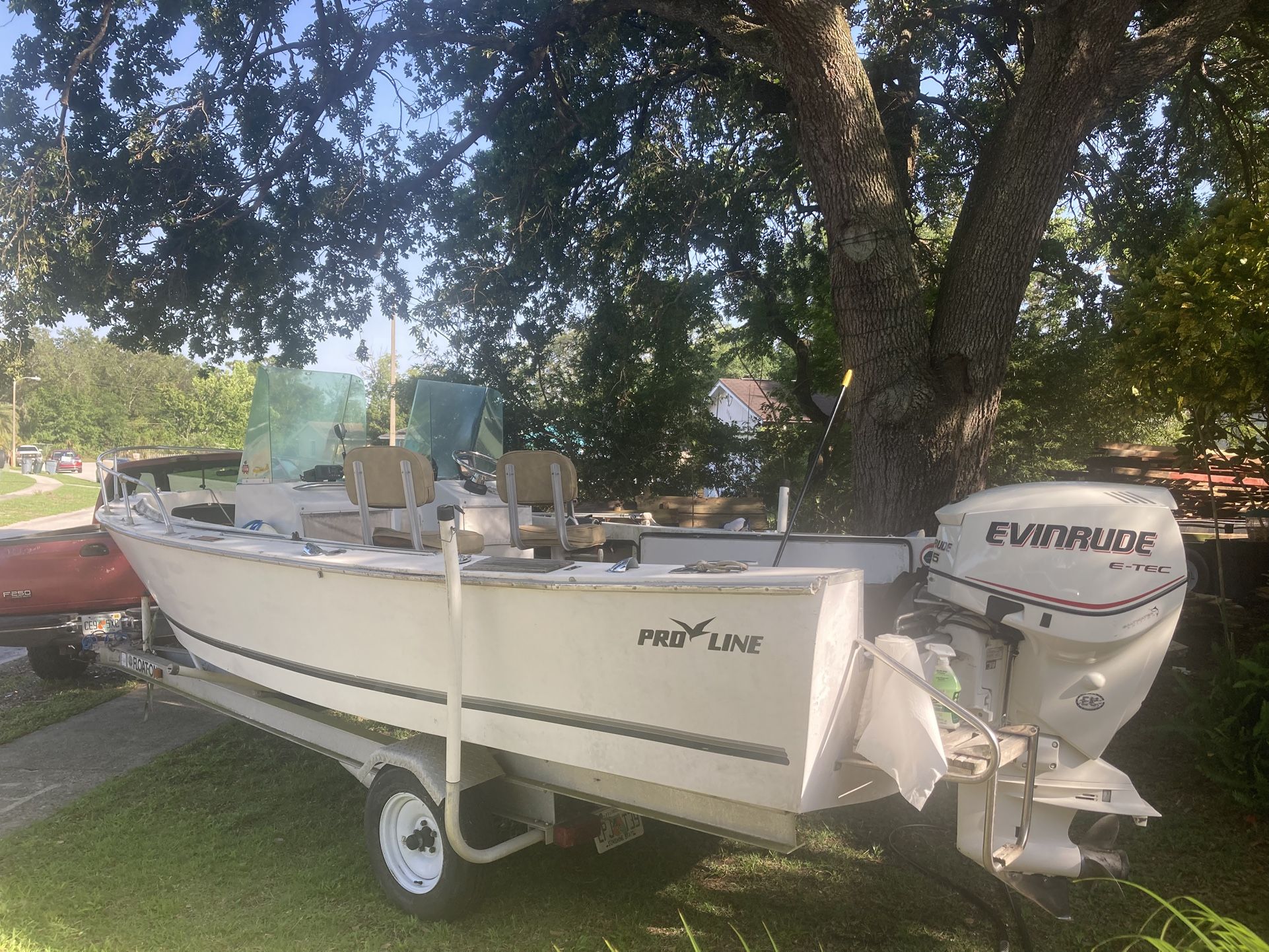 Pro Line 20’ 115hp Etec