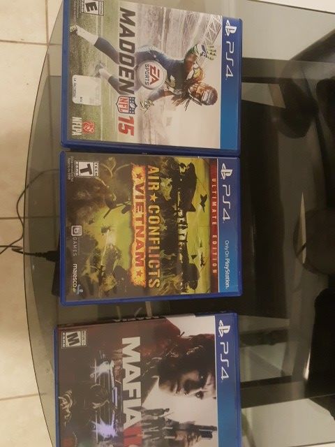 $10--$15---$15 ps4 and ps3 games games ellos new