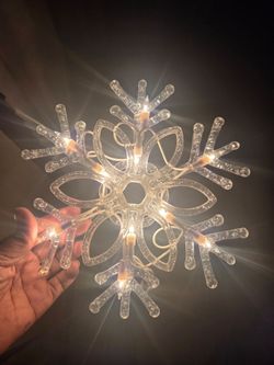 Lighted Snowflake Christmas Decoration