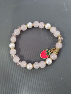 Bracelet With Strawberry Charm