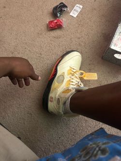 off white jordan 5