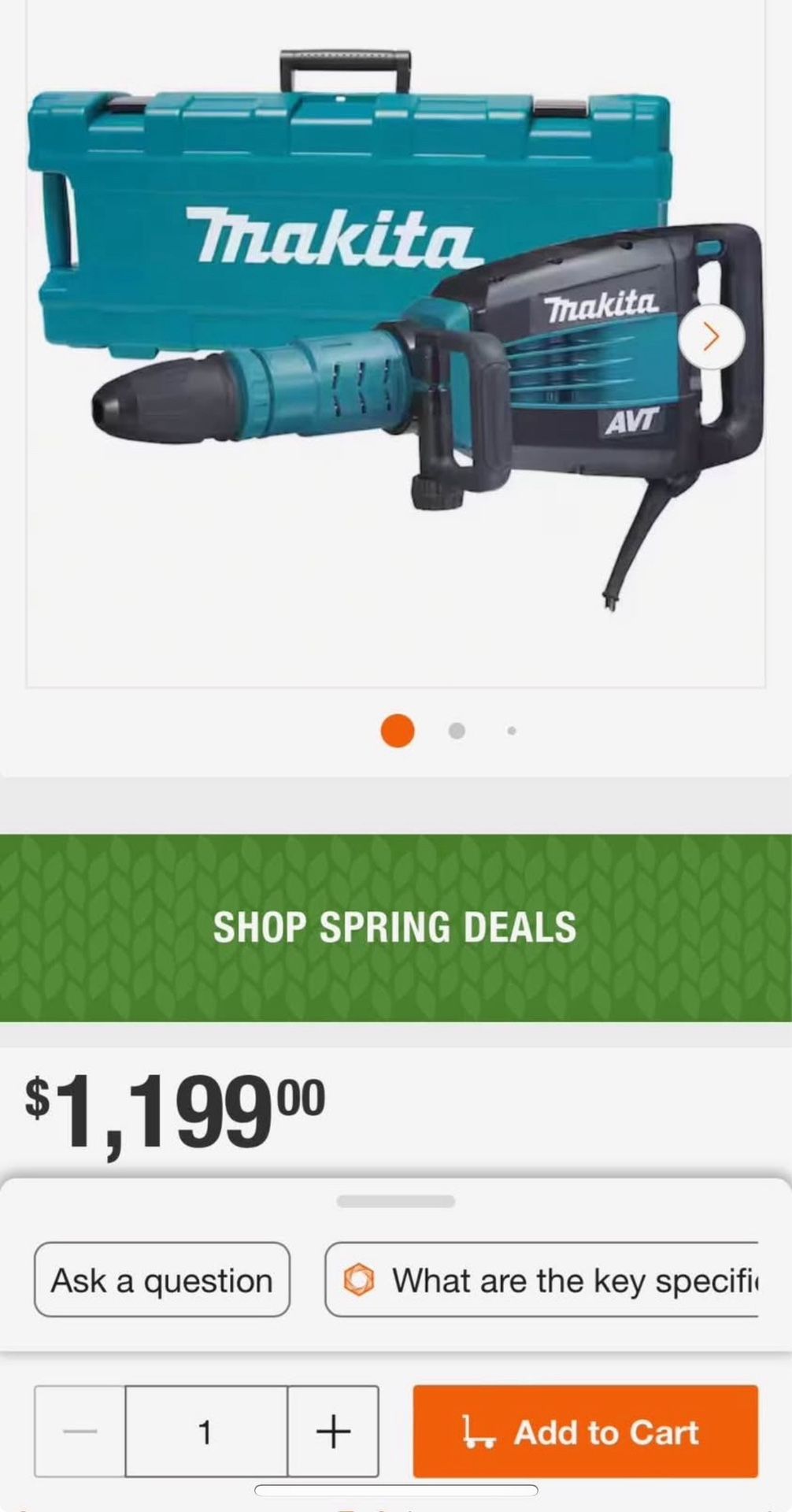 Makita Jackhammer