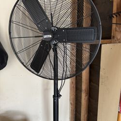 Central Machinery 30 in., 3-Speed Pedestal High-Velocity Shop Fan